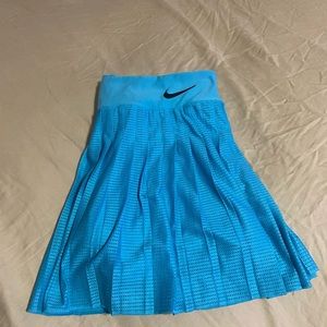 Blue nike tennis skirt